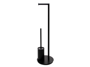 Staten Freestanding Toilet Caddy Matte Black