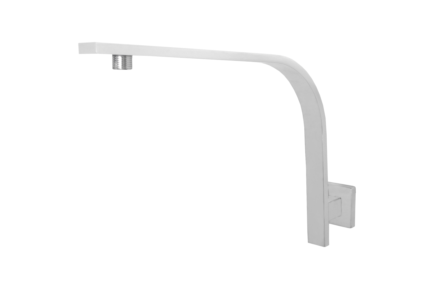 Dusk High Rise Shower Arm Matte White