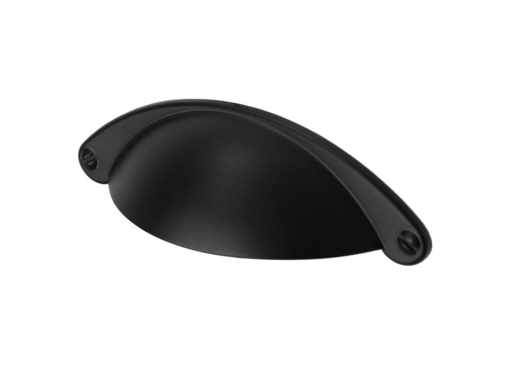 Seashell Handle Matte Black