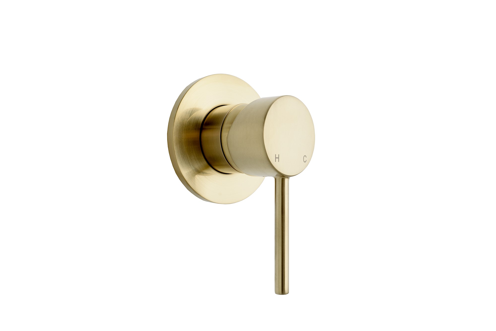 Bloom Wall Mixer Light Brushed Brass