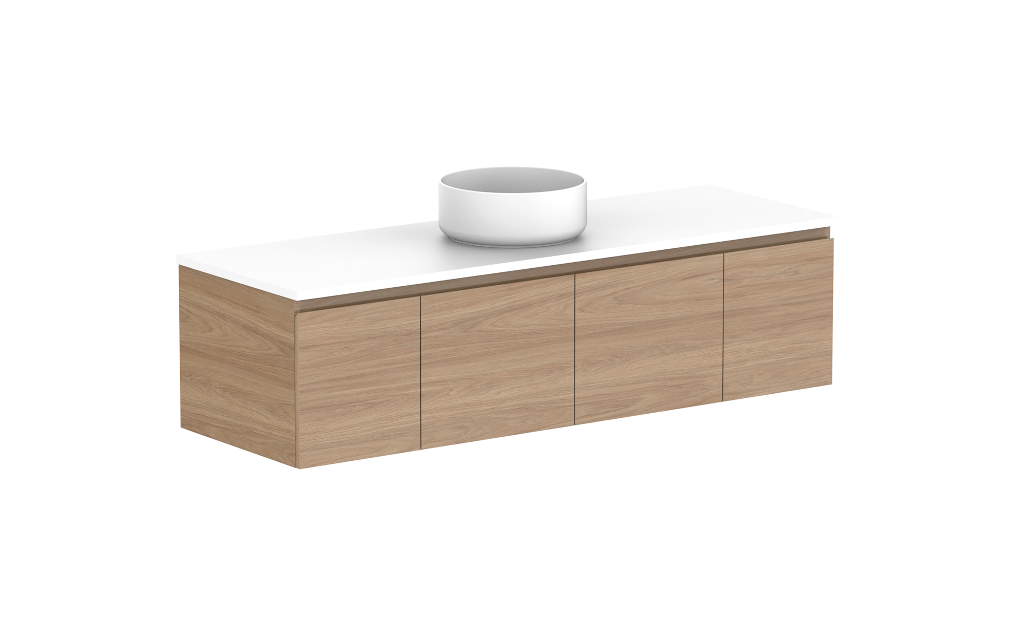 Glacier Door & Drawer, 1500 Slim, Wall Hung