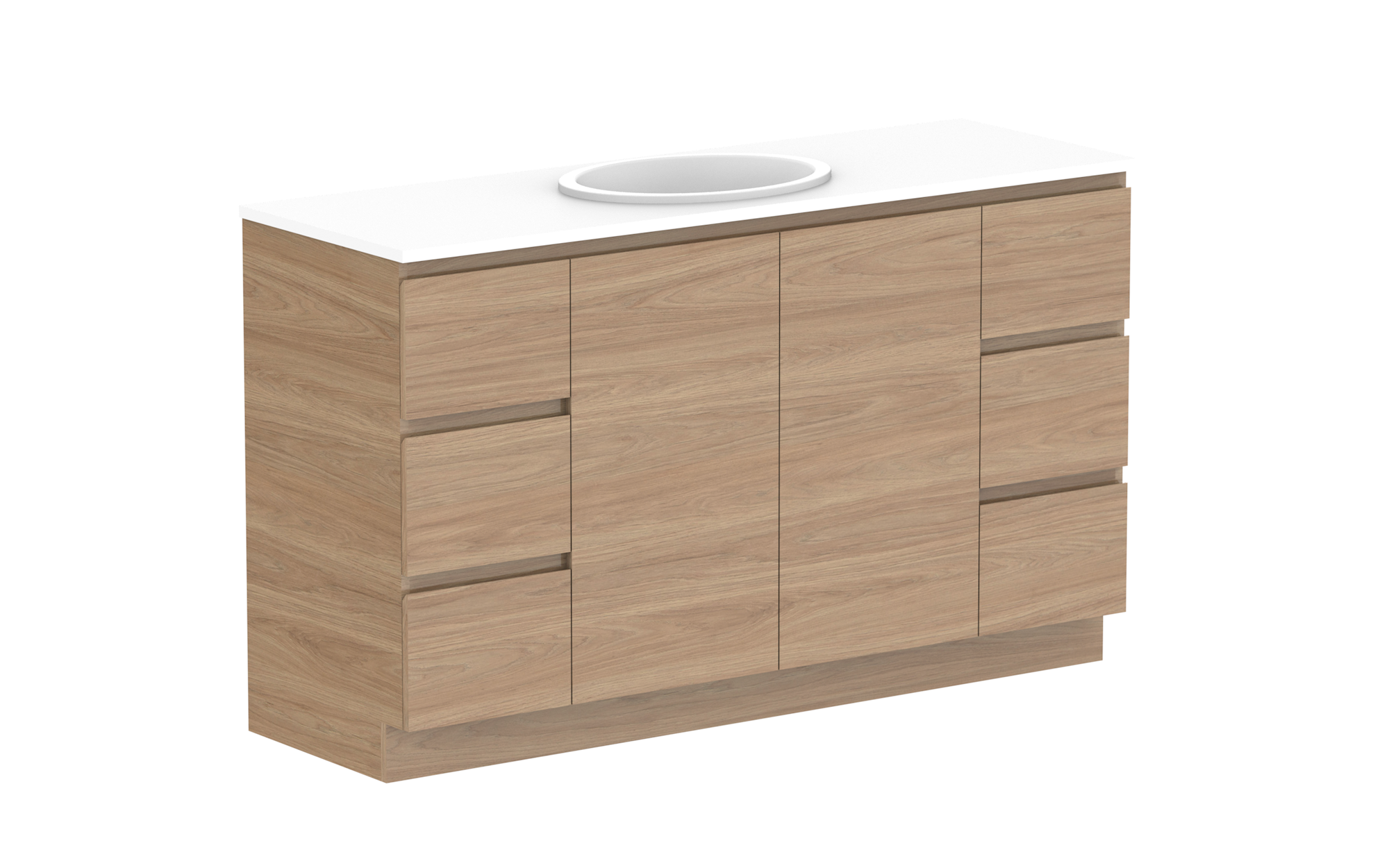 Glacier Door & Drawer, 1500 Trio, Floor Mount