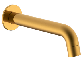 Soul Wall Spout Brushed Brass