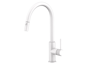 Soul Groove Pull Out Sink Mixer Matte White