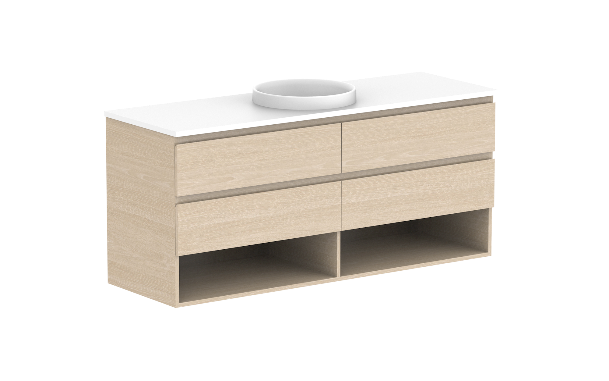 Glacier Shelf, 1500 Twin, Wall Hung