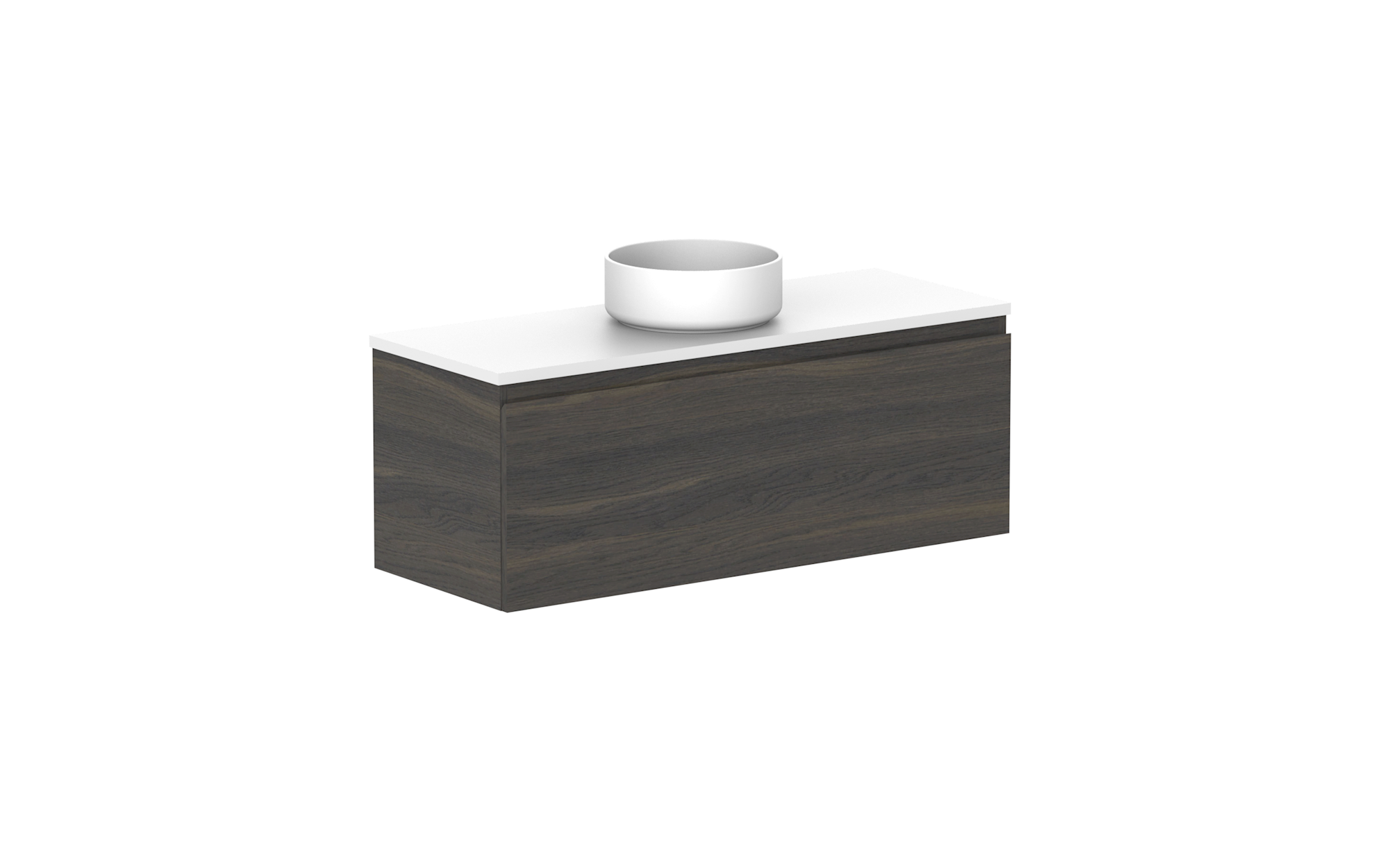 Glacier Ensuite All-Drawer, 1050 Slim, Wall Hung