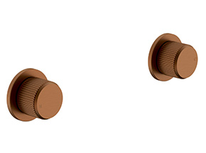 Soul Groove Wall Top Assembly (pr) Brushed Copper