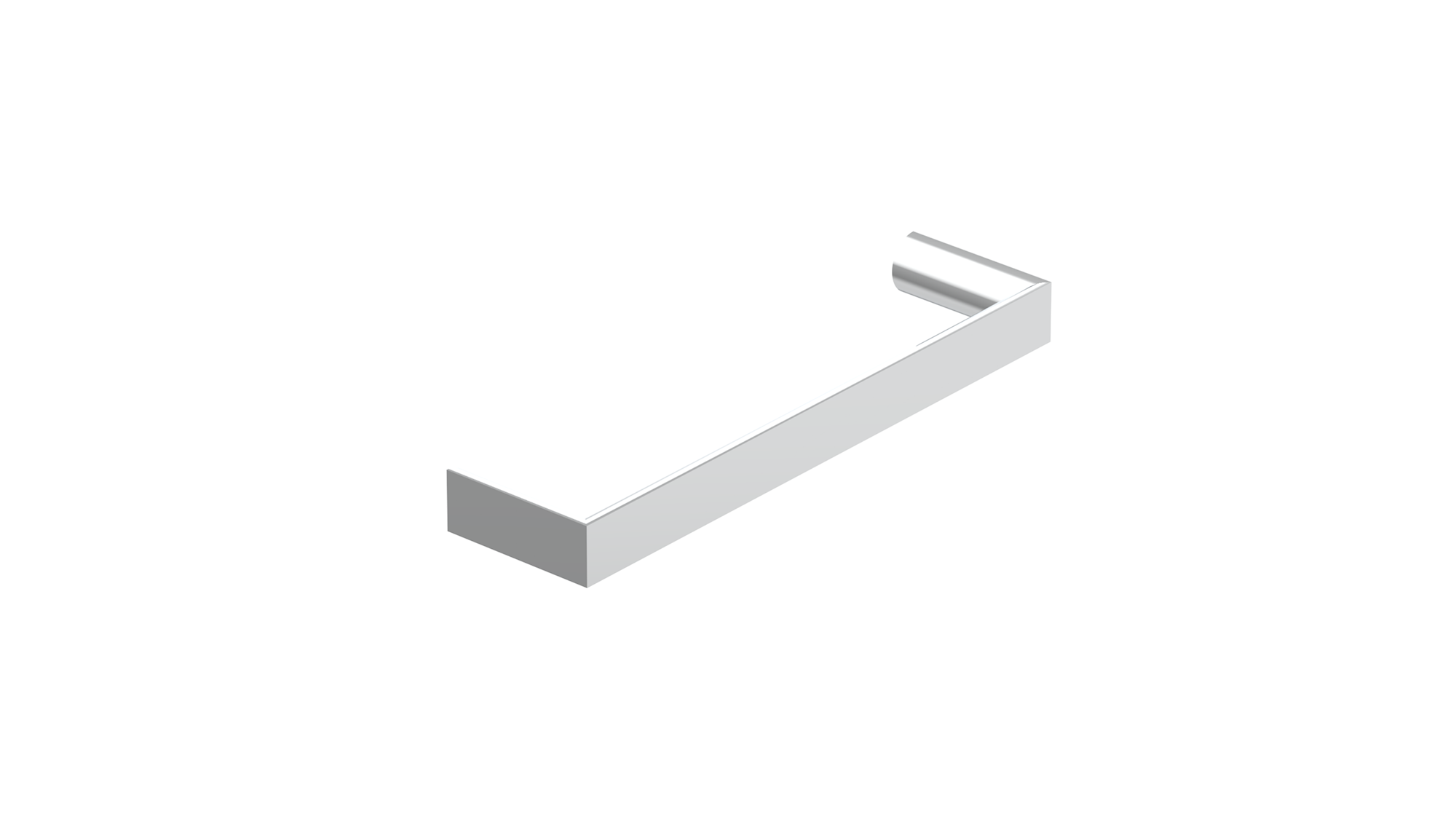 Flat D Handle Chrome