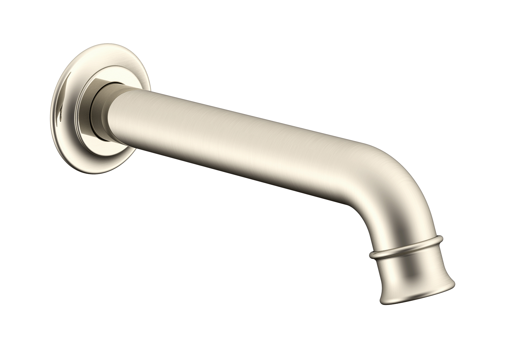 Eternal Wall Spout Brushed Nickel