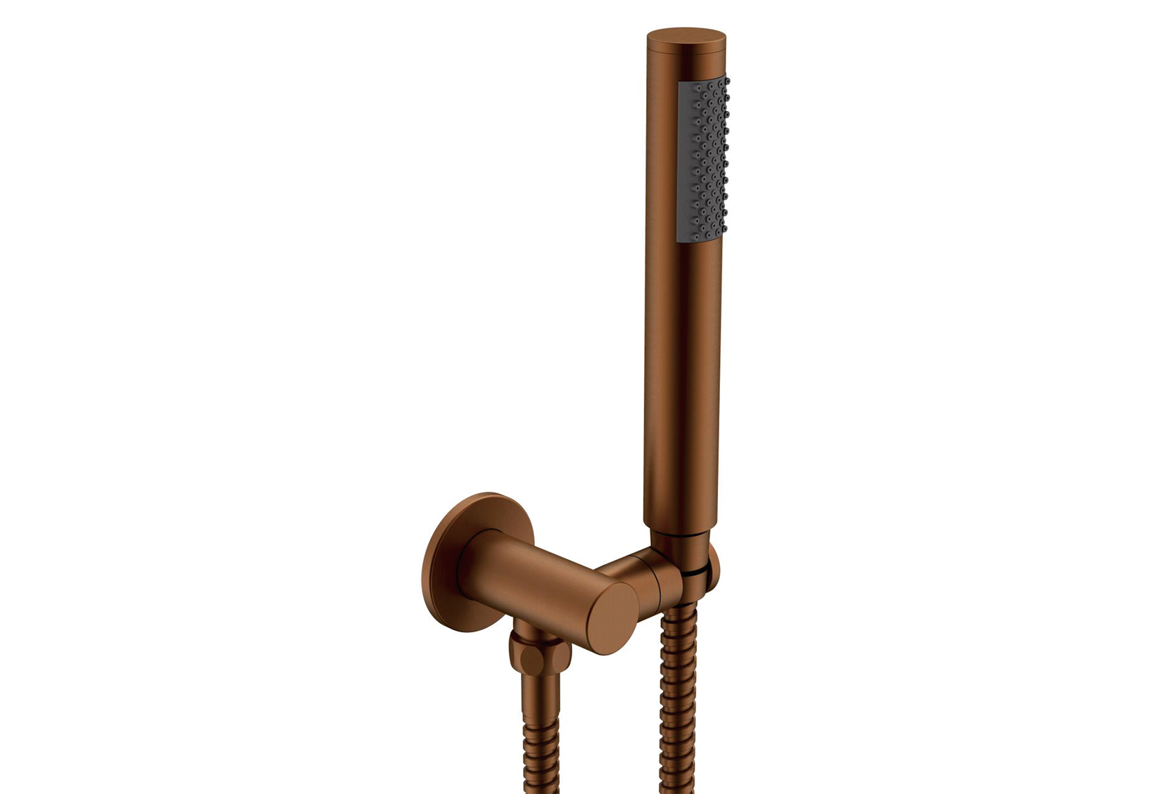 Soul Slimline Hand Shower On Hook Brushed Copper