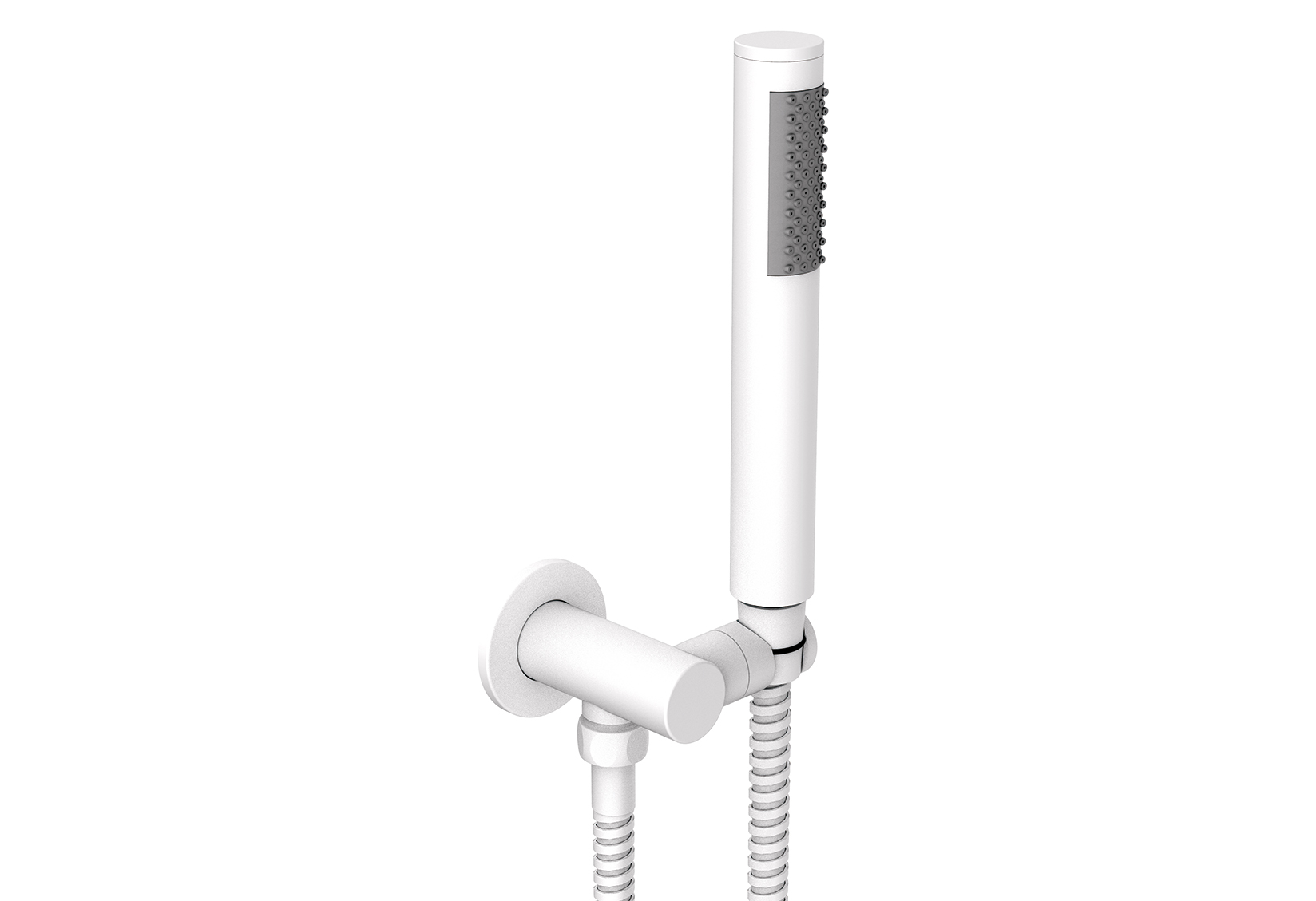 Soul Slimline Hand Shower On Hook Matte White