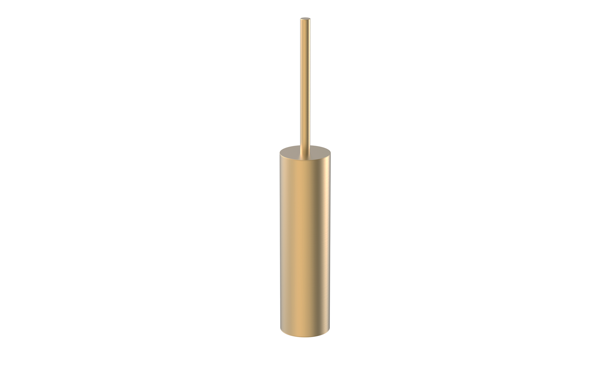 Toilet Brush Brushed Brass