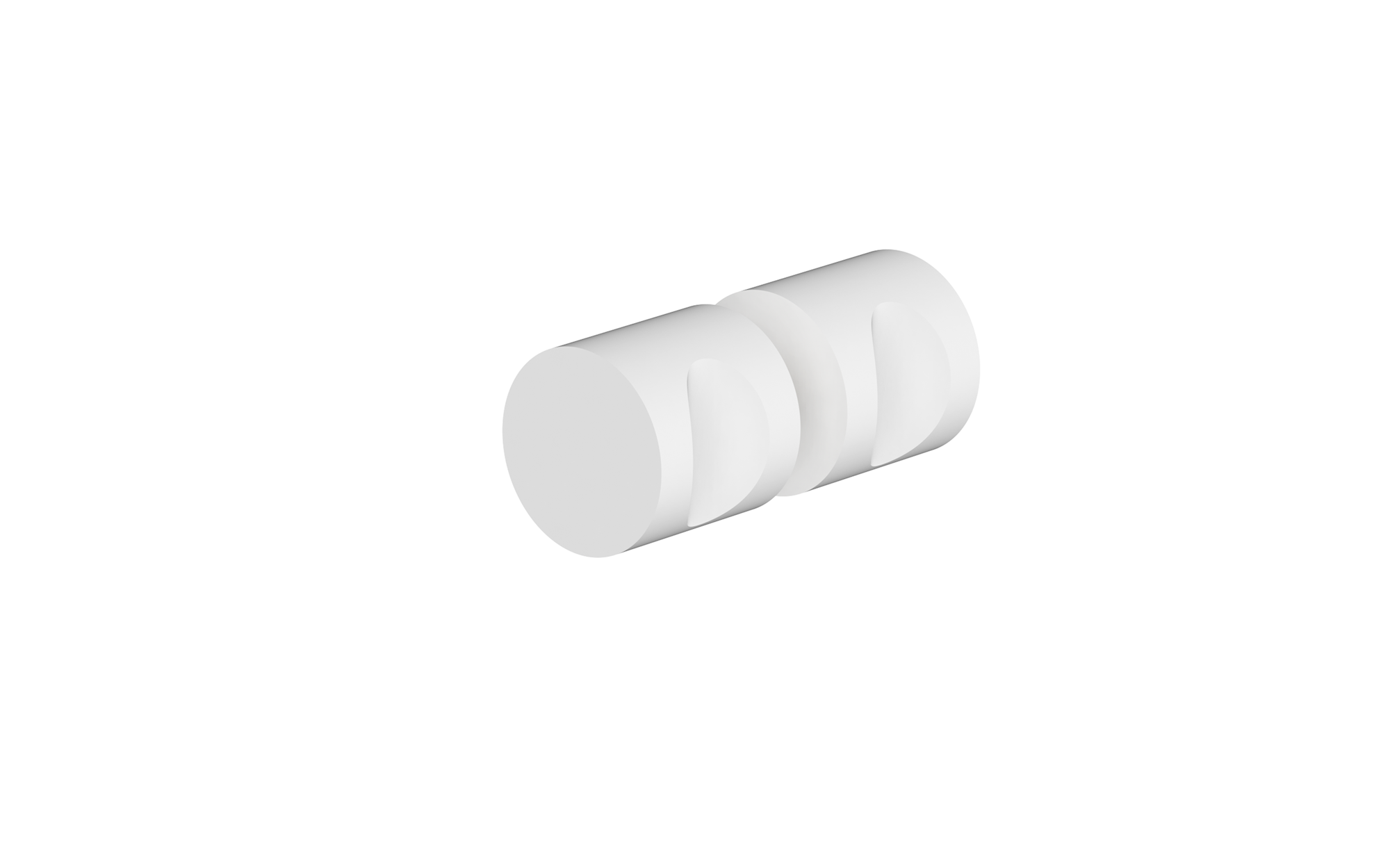 Shower Screen Knob Matte White