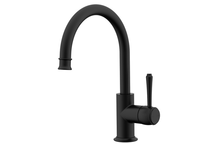 Eternal Gooseneck Basin Mixer Matte Black