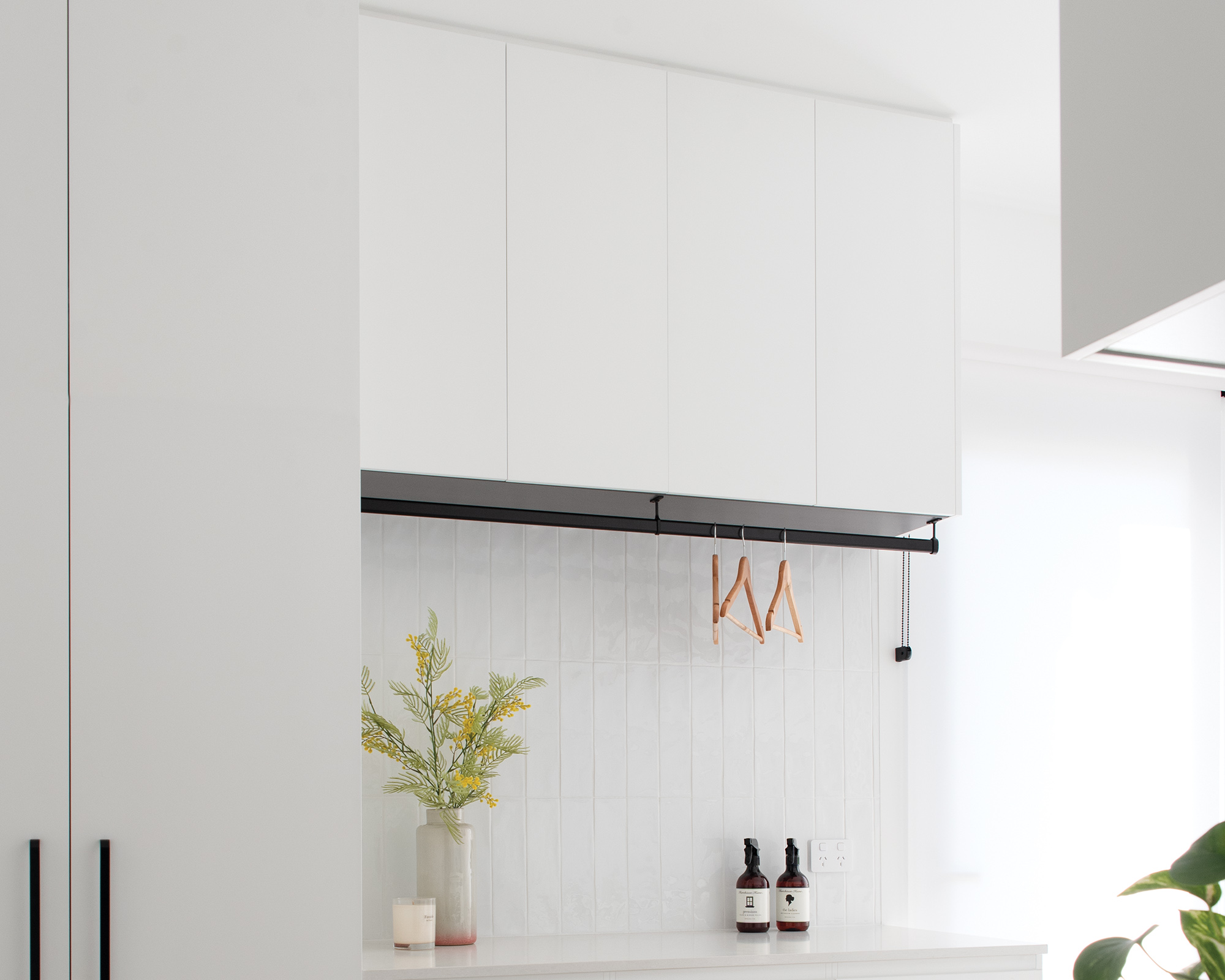 East Corrimal Project Laundry With Rail Kickboard End Panel Change Wall Cab Crop