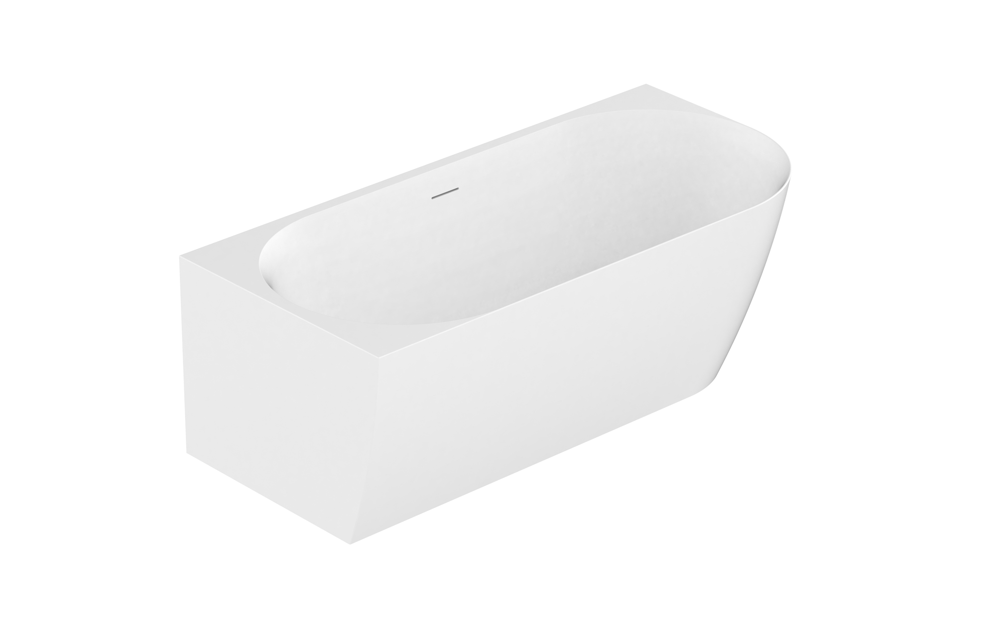 Glacier Corner Bath 1700mm