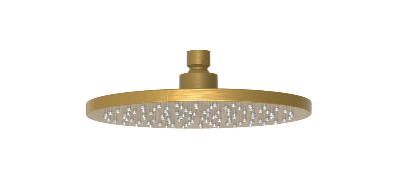 Soul Shower Rose 220mm Brushed Brass